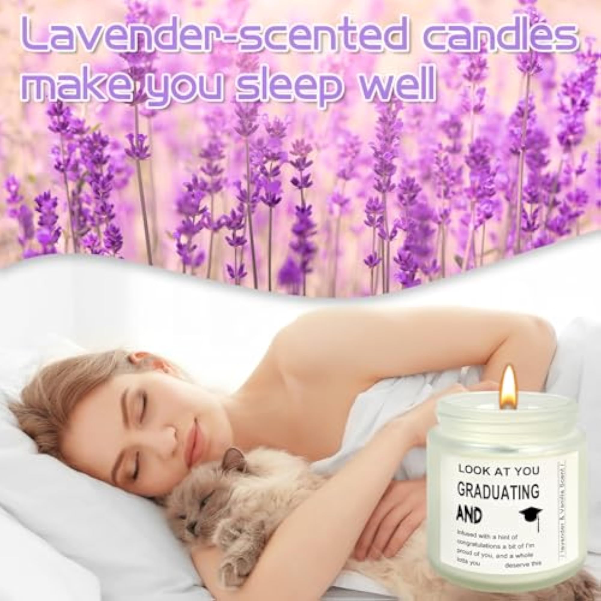 Funny Grad Candle Graduation Gift for Her 2025