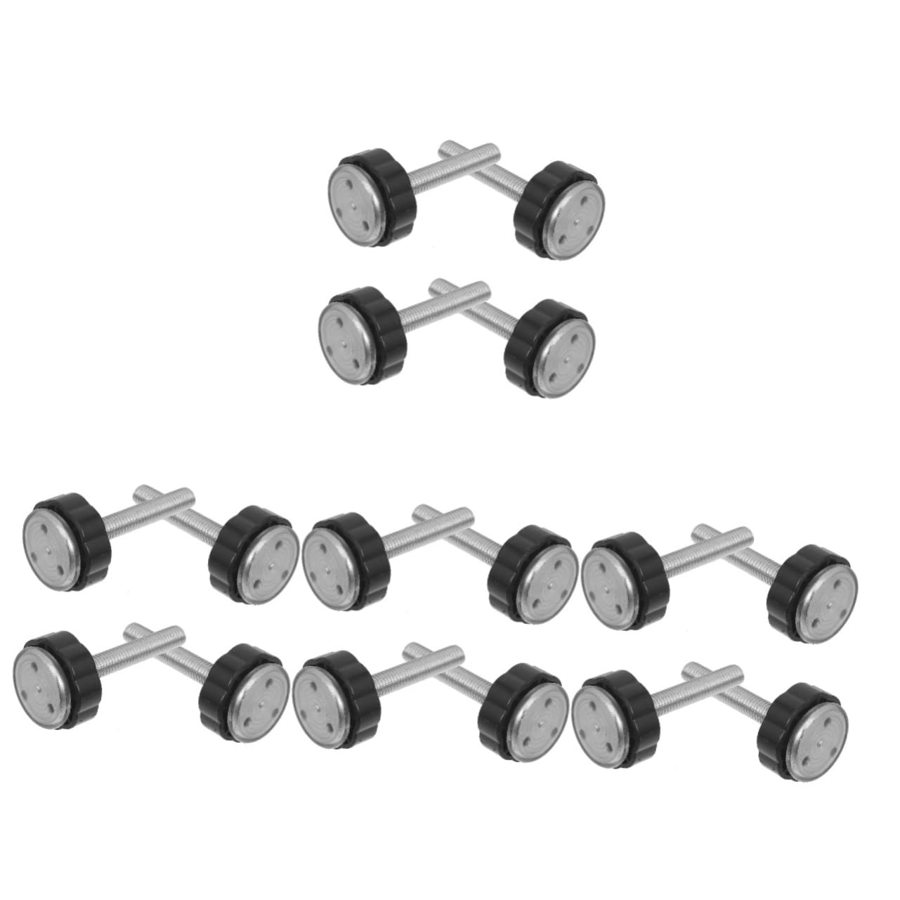 Toyvian 16pièces Barres Filetées pour Portes De Sécurité pour Animaux Et Bébés Installation sans Perçage Accessoires De Remplacement pour Barrières