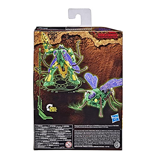 Transformers Toys Generations War For Cybertron: Kingdom Deluxe Wfc-K34 Waspinator Action Figure - Kids Ages 8 And Up, 5.5-Inch #TOP4