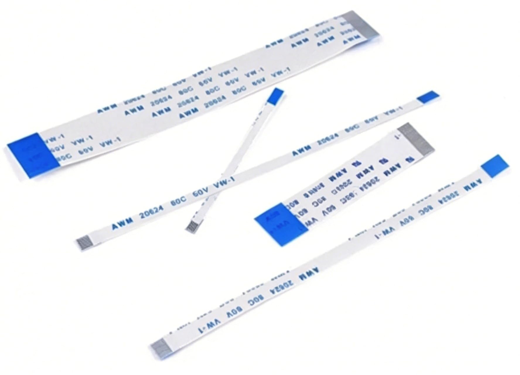 Cavo flessibile piatto da 10 pezzi 20624 80C 60V VW-1 FFC-0.5MM 1.0MM 16/20/22/24/26/28/30/32/36/34/40/45/50/54/60 Spille