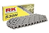 cadena reforzada para moto 150  RK - 99462118 : Cadena transmision negra RK 530H
