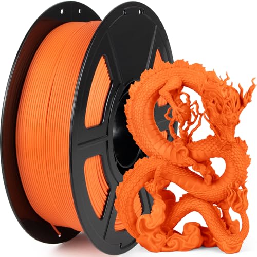 Image of iSANMATE Rapid PLA Plus Filament 1.75mm Orange 1KG, Halloween Orange 3D Printer Filament, Fast Printing Speed PLA, for Bambu Lab 3D Printers,AMS,AMSLite, 1kg Spool (2.2lbs)