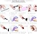 Saint-Acior 24W LED Lámpara de Uñas UV Secador 10pcs Esmaltes Semipermanentes Soak...
