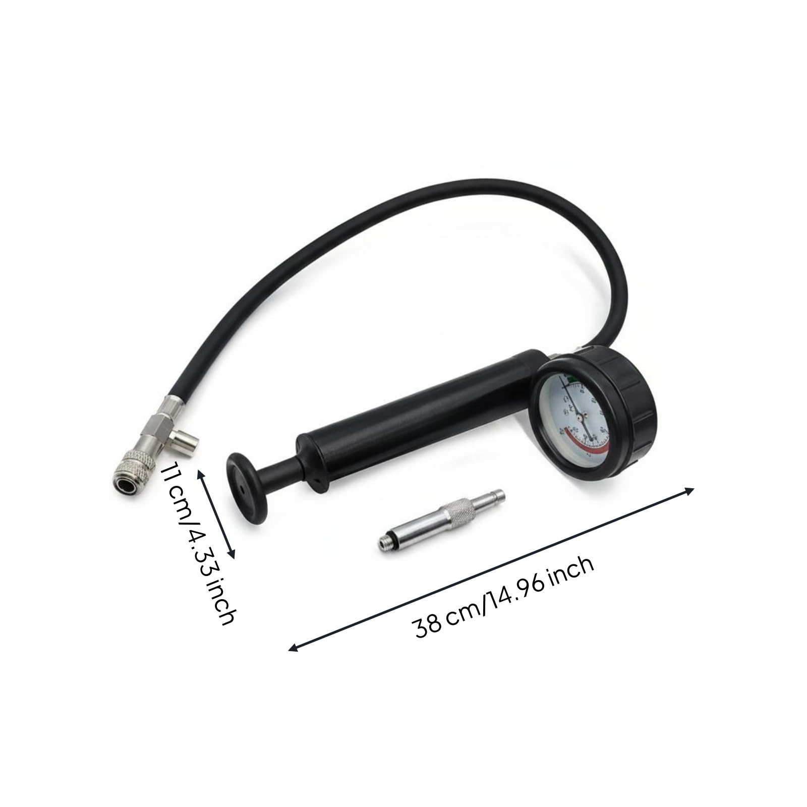 kowaku Prova Perdite Cambio Marino con Manometro Strumento Test Tenuta Motore Facile da Usare Tester Leak Down Cilindro per Manutenzione Barca, Tester Di Perdite Del Cambio Yamaha