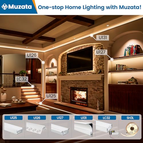 Muzata Cinta LED COB 5 metros Blanco Cálido 320 LED/m miniatura 4