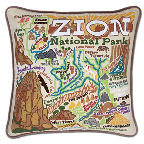 Catstudio Zion Embroidered Decorative Throw Pillow