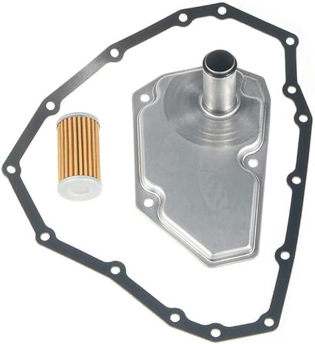 Filtros de aceite de transmisión 3PCS y conjunto de juntas de sartén compatibles con Nissan Altima Maxima Sentra, OE: 33010-JF015,3172628X0A