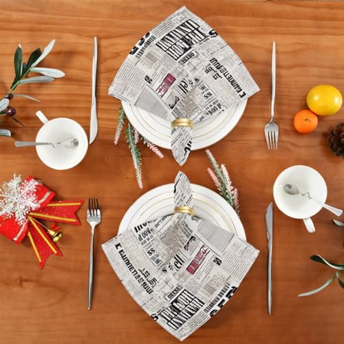 Servilletas de tela cuadradas Qilmy set de 4 miniatura 4