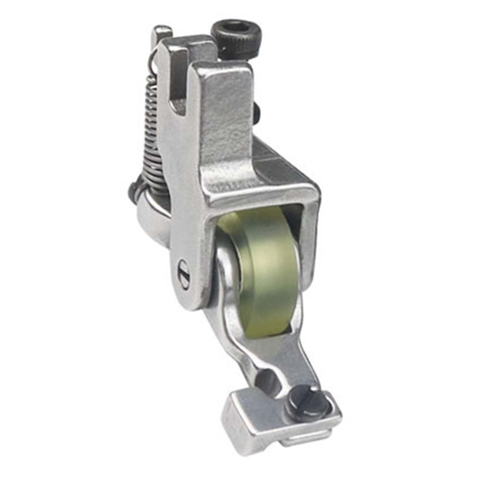 Professional Invisible Zippers Presser Foot Attachment for Flatbed Sewing Machine Adjustable Steel Roller Presser Foot Steel Invisible Zippers Sewing
