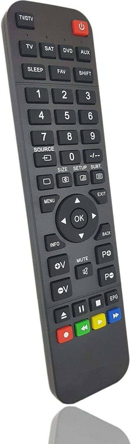 Telecomando Per TV SMART-TECH – Compatibile Con Modelli SMT32Z4TS, LE-32Z1TS, 24HN90N1, CH-50P28EL, Etc.