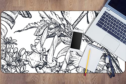 Sous-main bureau de protection vinyle 90x45cm anti-rayures Decormat - 3