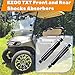 GFHUREB 2 Pcs Golf Cart Front and Rear Shocks Absorbers for EZGO TXT Electric/Gas 1994-up Golf Carts, Replaces OEM# 70928-G01, 76418-G01