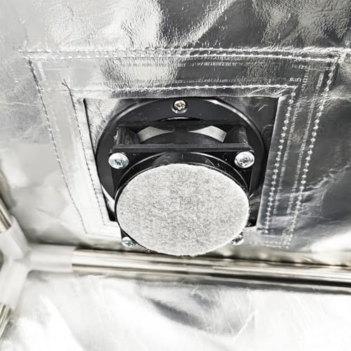 1-Pack Three Layers Filter Cottons with Fan Adapter Bracket for 3D Printer Enclosure Tent with 70mm Cooling Fan Ventilation System use - Thumbnail 6