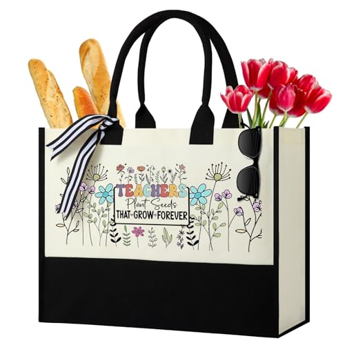 Women Canvas Tote Bag, Gifts for Her Birthday, Mother's Day, Valentine’s Day, Christmas, Thanksgiving or Retire Gift