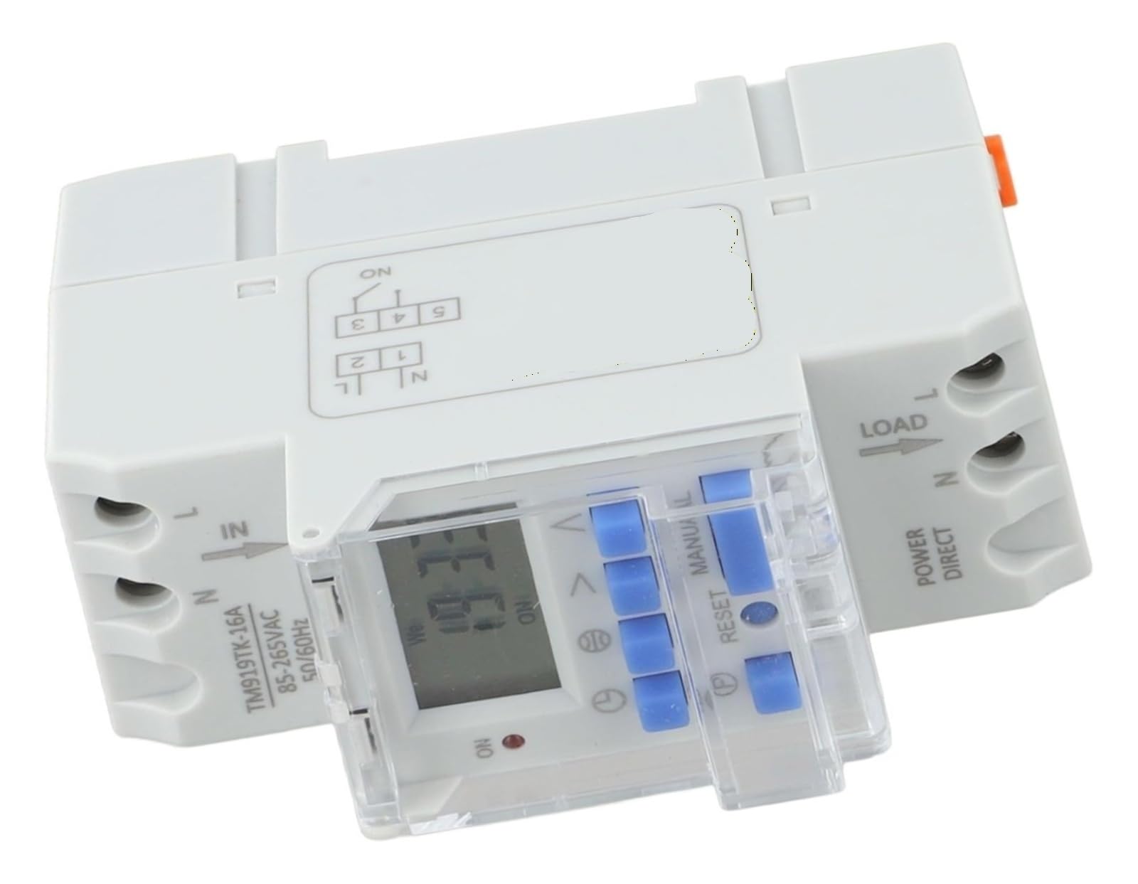 TM919TK Interruptor de temporizador astronómico 16A 3200W Temporizador electrónico digital con longitud de latitud configuración Calendario perpetuo for control automático de salida y puesta de sol