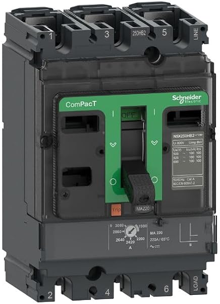 Schneider Electric ComPacT NSX, Leistungsschalter MCCB 3-polig, 220A, Fest