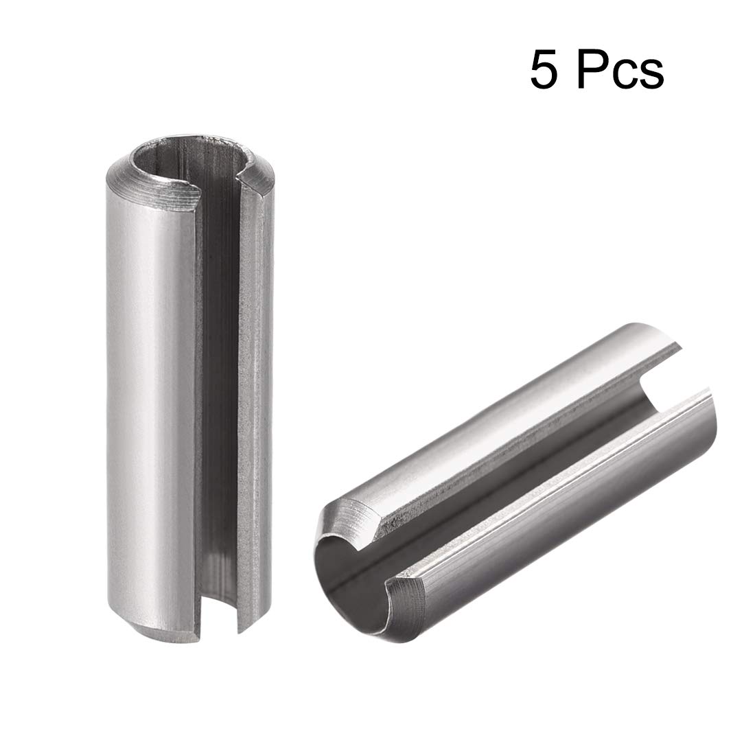 Uxcell M3 X 35mm Stainless Steel Spring Dowel Pins – 10Pcs 304 Split Roll Pins For Precision Alignment & Fixtures