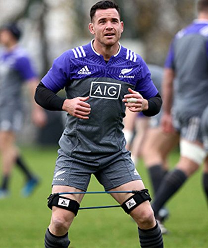 Speed Bands and Resistance Band for Leg Strength Power and Speed Training | for Advanced Athletes Looking to Increase Explosiveness and Agility | 2 Strong Blue Bands and Programme Included