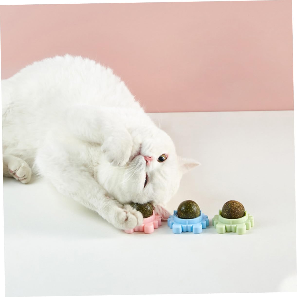 DOITOOL 9piezas Juguete Interactivo para Gatos De De Catnip para Limpiar Dientes y para Mantener El Interés Salud De Tu Mascota