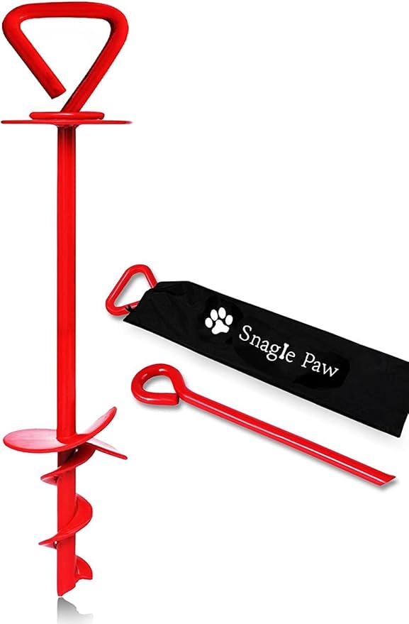 Dog Tie Out Stake, Dog Stake for Yard Heavy Duty, Dog Anchor Spike for