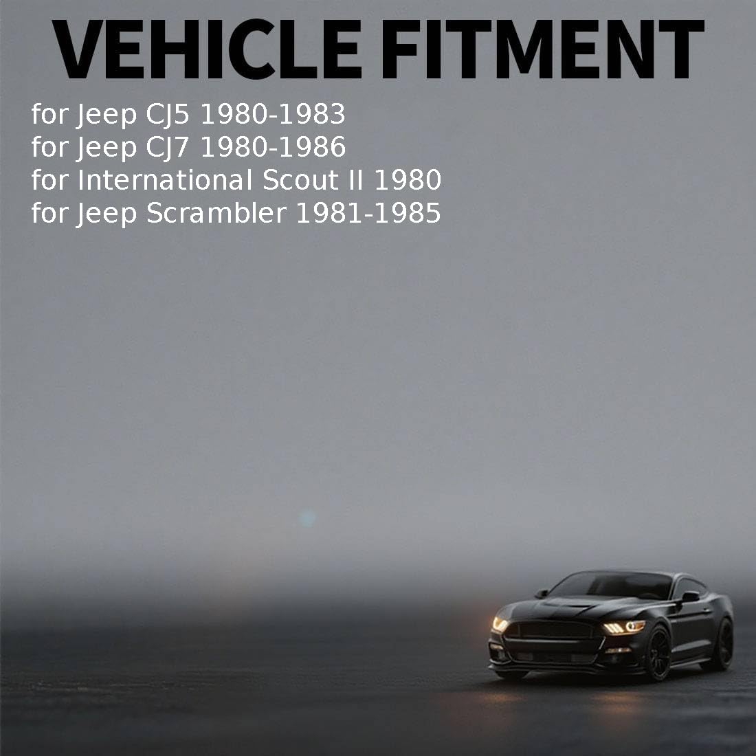 Transfer Case Output Shaft Seal Front 1 Piece,Transfer Case Gasket for Jeep CJ5,Scrambler,CJ7 1980 1981 1982 1983-1986 for International Scout II 1980 Replacement 8131669, J8131669