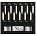 Produktbild Lumix® LED kabellose Weihnachtsbaum Christbaumkerzen Superlight Mini 12er Basis-Set Warmweiß inkl. Fernbedienung 4h Ausschalt-Funktion Elfenbein 9cm 75522
