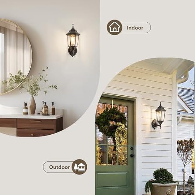 Refice Outdoor Light Fixtures Wall Mount Porch Lights