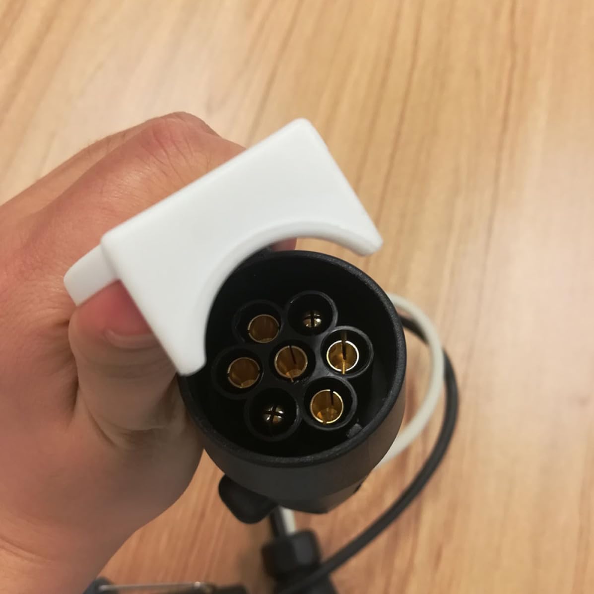 Yardwe Conector Portátil de Remolque Cobre PVC Enchufe de 7 de Pines