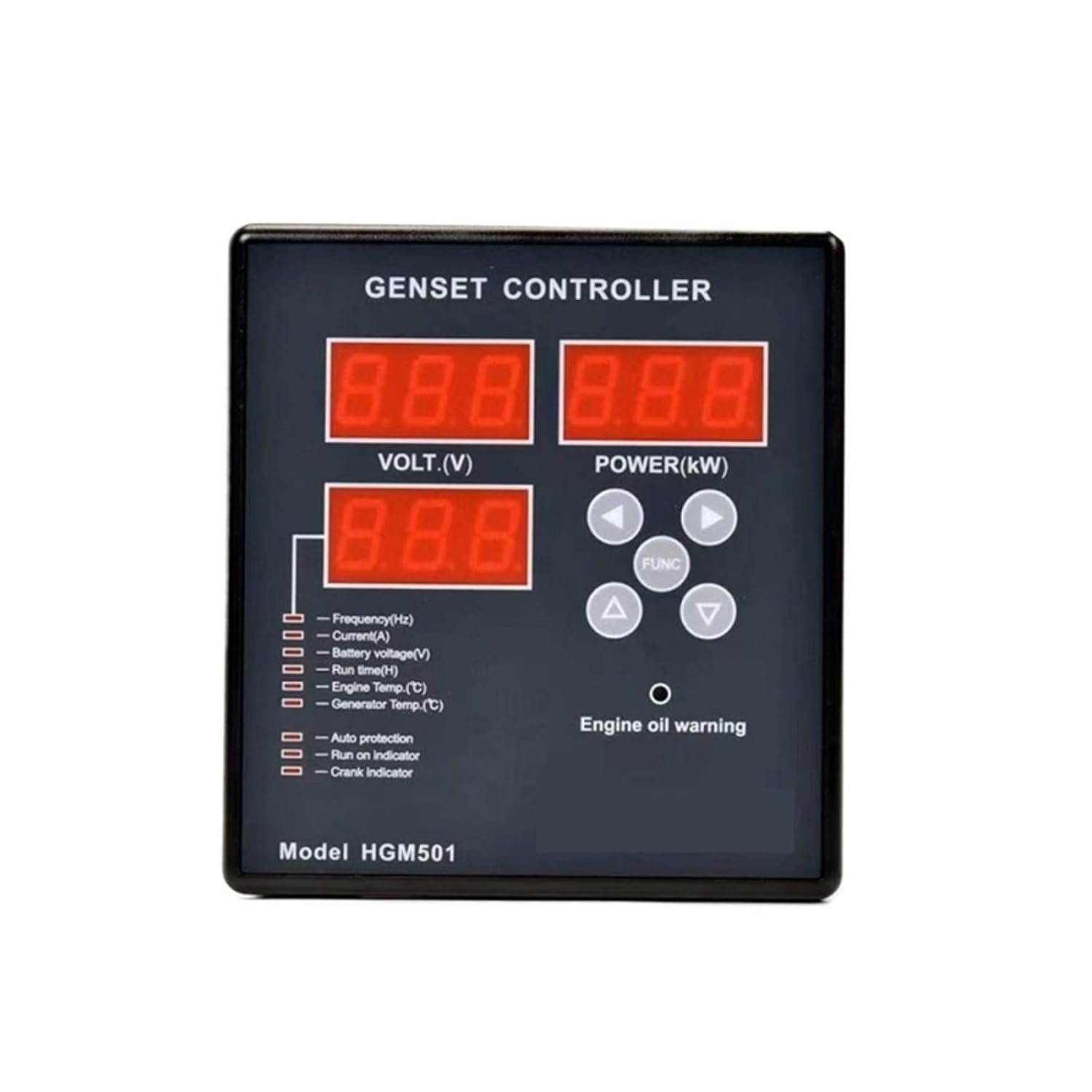 1pcs HGM501 Start Stop Genset Controller Module Diesel Generator LED Digital Dsplay Control Panel Parts DC 9-18V