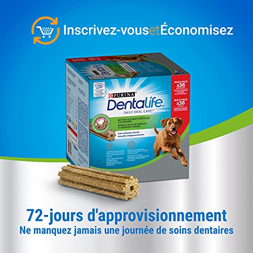 DENTALIFE Maxi – Multipack – 72 Kauknochen für große Hunde – 2 x 1272 g – Mundhygiene im Alltag