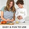 Zulay Kitchen Premium Garlic Press Set - Rust Proof & Dishwasher Safe Professional Garlic Mincer Tool - Easy-Squeeze, Easy-Clean with Soft, Ergonomic Handle - Silicone Garlic Peeler & Brush (Silver) #1