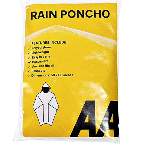 AA Emergency Winter Car Kit AA5281 - Folding Snow Shovel, 9-LED Torch, Foil Blanket, Hi-Vis Vest, Rain Poncho, Booster Cables, Pair Snow Grips - Image 5