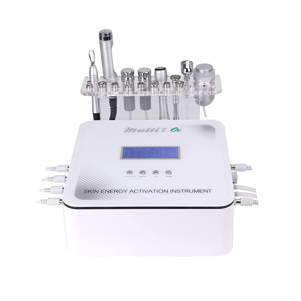 Acumen Schimatle Galvanic Eye, Electroporation, Facial RF, Microdermabrasion head, Oxygen Spray gun, Cooling Freeze machine - Review, Price and Buying Guide