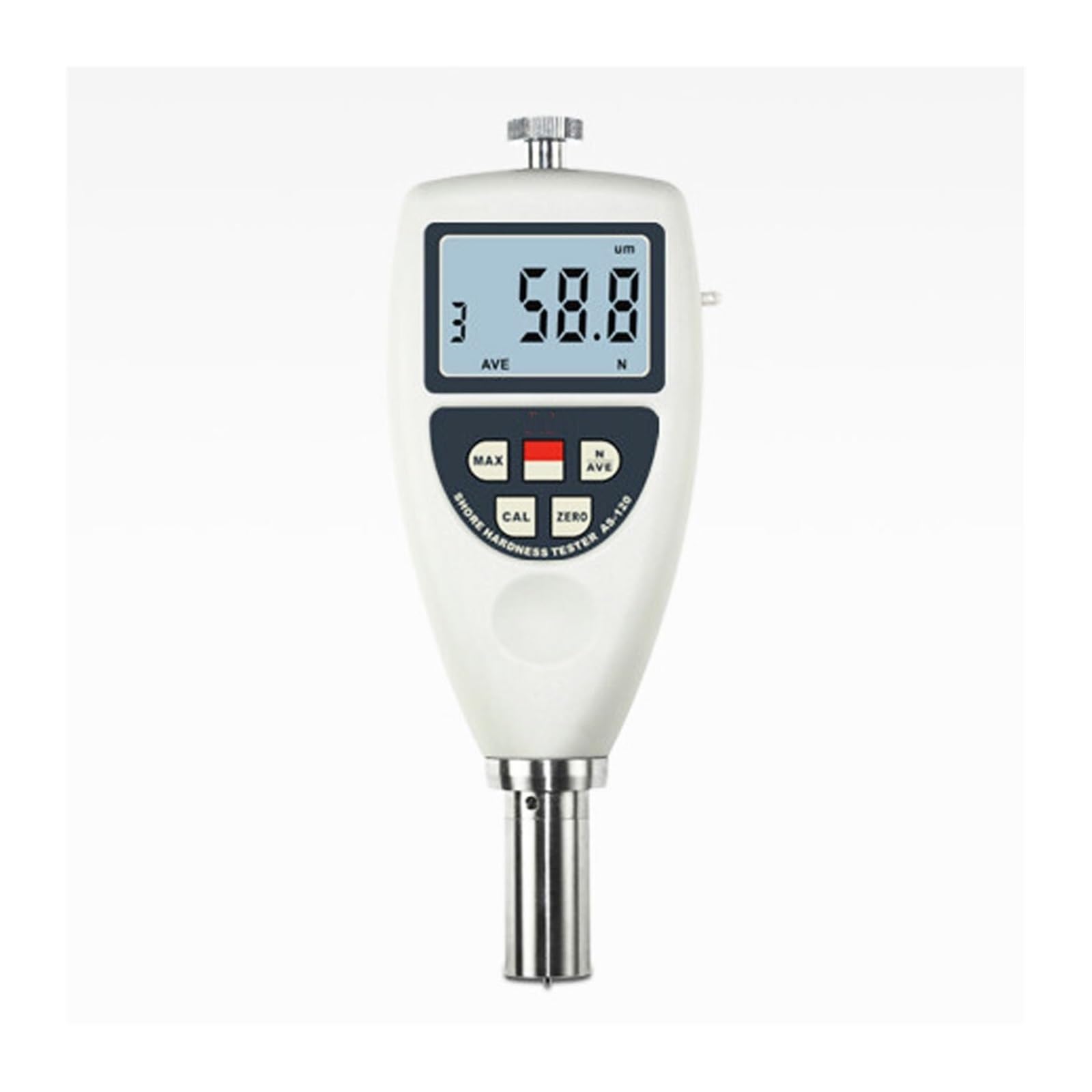 Härtemessgerät, Shore-Härteprüfer AS-120DO Digitaler Härteprüfer Thermoplastische Elastomere, dichte Textilwicklungen für Stahl, Eisen, Bronze