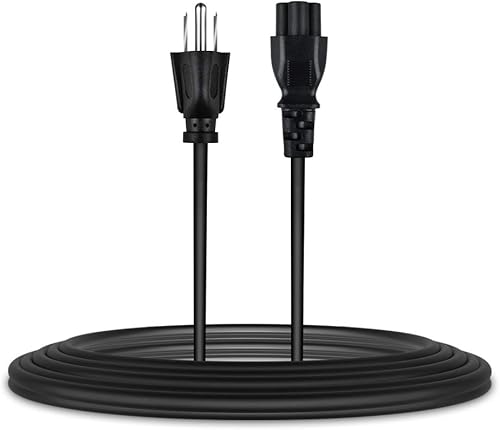Cable de alimentación de CA UL de 5 pies compatible con impresora Epson EcoTank ET-4800 AIO sin cartuchos
