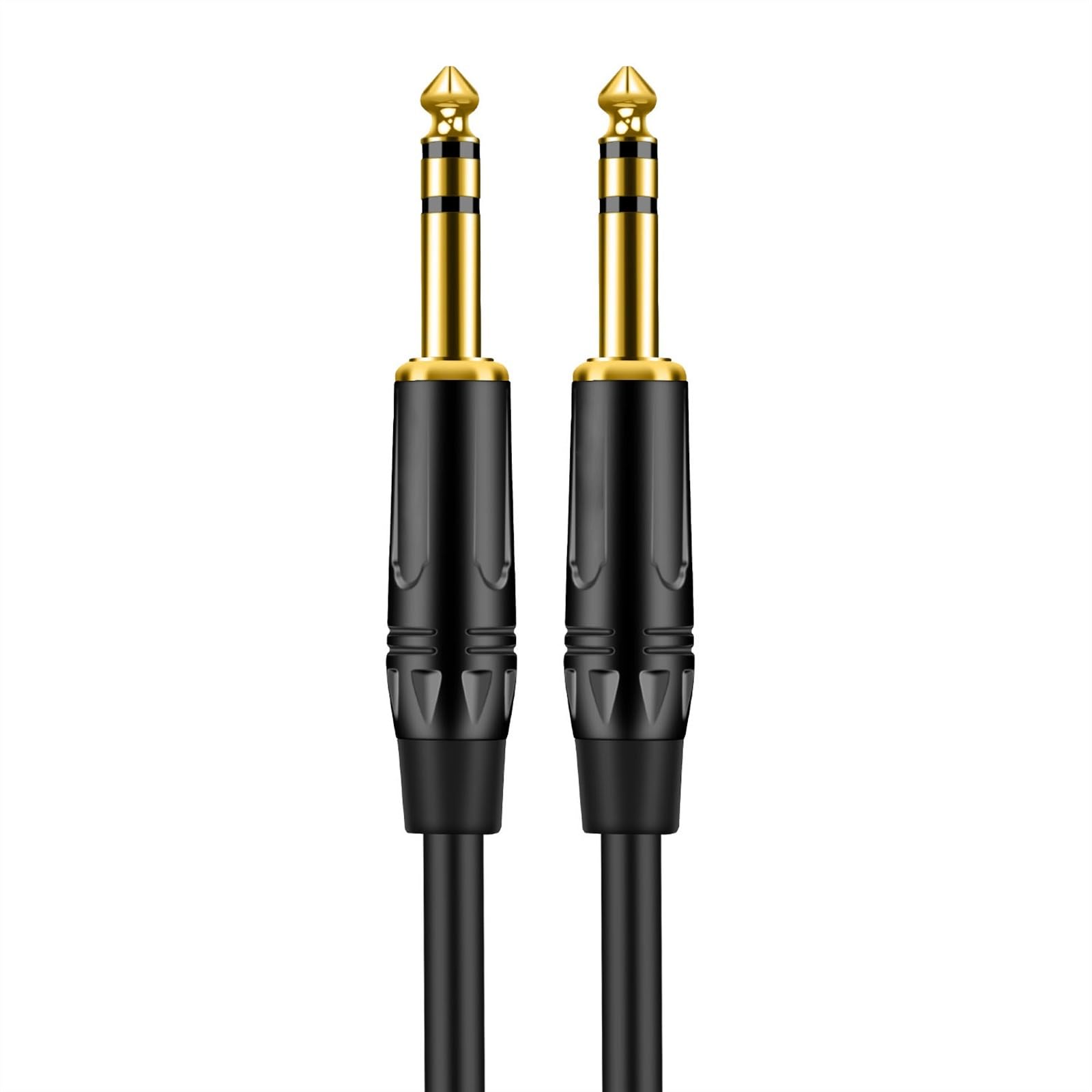 akcesoria do gitary TRS 6.5mm Gitarowy Kabel Audio Z Męskiego Na Męskie 1/4 Cala Kable Do Wzmacniacza DJ Kabel Do Wzmacniacza Mikser Z Klawiaturą (Color : B, Size : 3m)