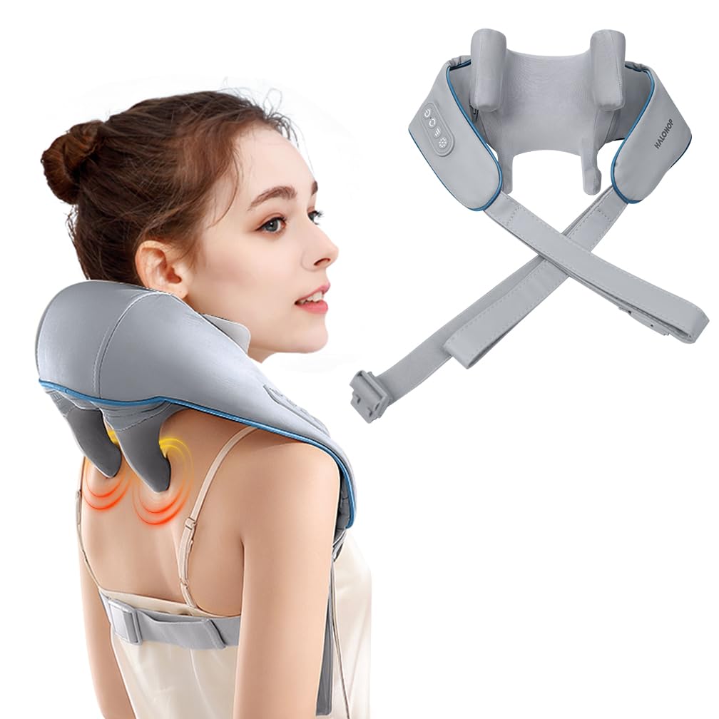 Halohop Neck and Back Massager, Neck Massager with Heating, Body Massager for Body Aches and Pains Relief, Electric Wearable 5D Cervical Neck Massager for Neck, Back, Shoulders, Waist and Legs. (B0CQTDBB1T) Amazon Price History, Amazon Price Tracker