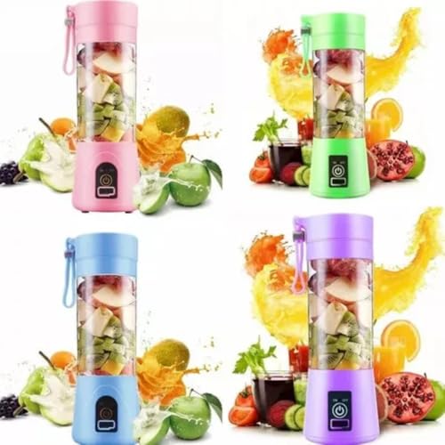 Liquidificador portátil, liquidificador elétrico USB, mini liquidificador portátil para shakes e smo
