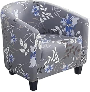 Dihope 1 Piece Tub Chair Covers for Armchairs Armchair Covers Stretch Tub Chair Cover Removable Washable Sofa Couch Cover for Bar Counter Living Room Reception
