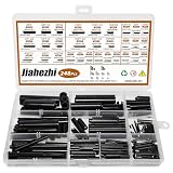 248 Pcs SAE Roll Pin Assortment Set Steel Split Expansion Pin 10 Sizes...