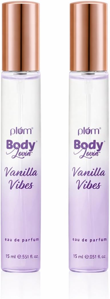 Women Bodylovin' Vanilla Vibes Liquid Perfume|Long Lasting & Premium Warm Vanilla Fragrance|Luxury Liquid Perfume|Sweet,Warm & Irresistible Notes Of Vanilla|Travel-Friendly|High On Fun (15 Ml)