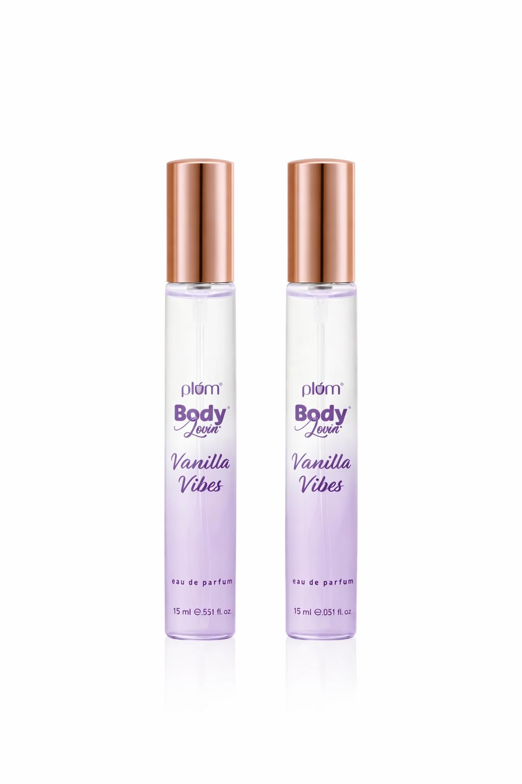 Plum Women Bodylovin' Vanilla Vibes Liquid Perfume|Long Lasting & Premium Warm Vanilla Fragrance|Luxury Liquid Perfume|Sweet,Warm & Irresistible Notes Of Vanilla|Travel-Friendly|High On Fun (15 Ml)