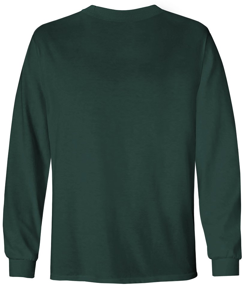 Joe de EE. UU. Juventud Manga Larga 100% algod n Camisetas en 16 Colores - Verde -
