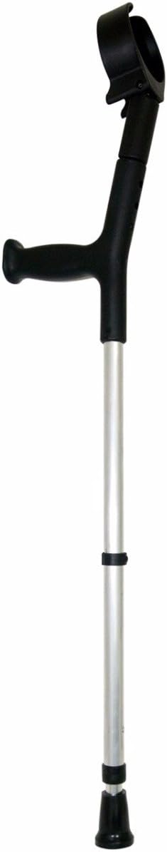 Double Adjustable Crutch with Folding Cuff _Single