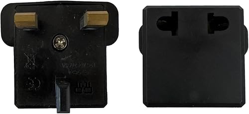 Adaptador de viaje para Reino Unido, enchufe de conversión de 3 orificios Enchufe de EE. UU. a enchufe de EE. UU