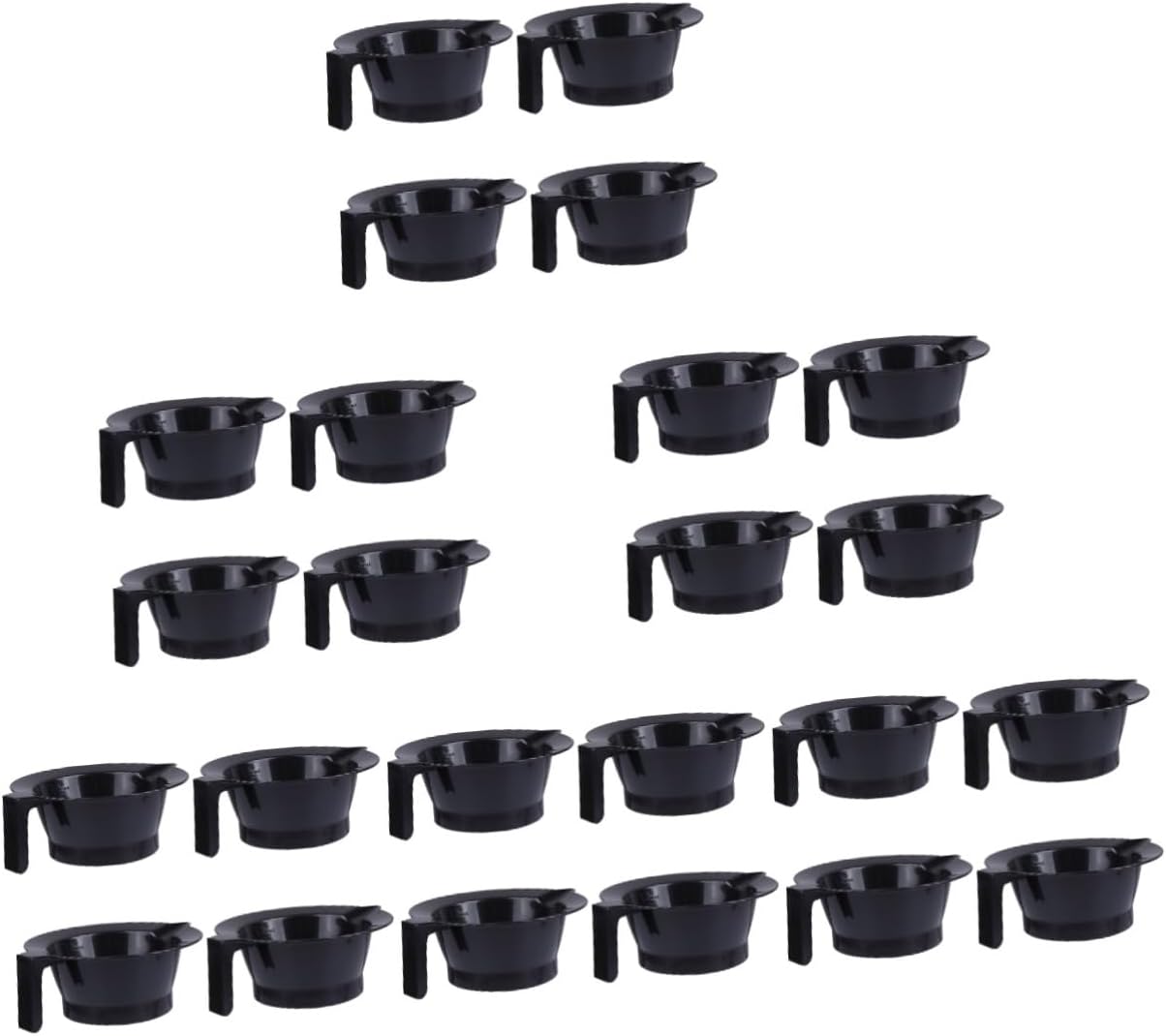 24pcs Hair Dye Bowl Kit Scale for Salon Use Dyeing Bowls for Hair Coloring and Mixing Essential Tools for Home and Professional Hairdressing