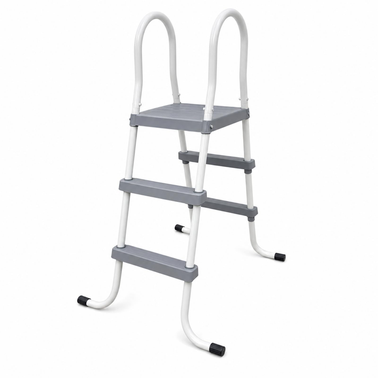 Escalera con Pasa Curvos Seguro Escalera Piscina Curvada Antislizante para s, Jardín, 84cm