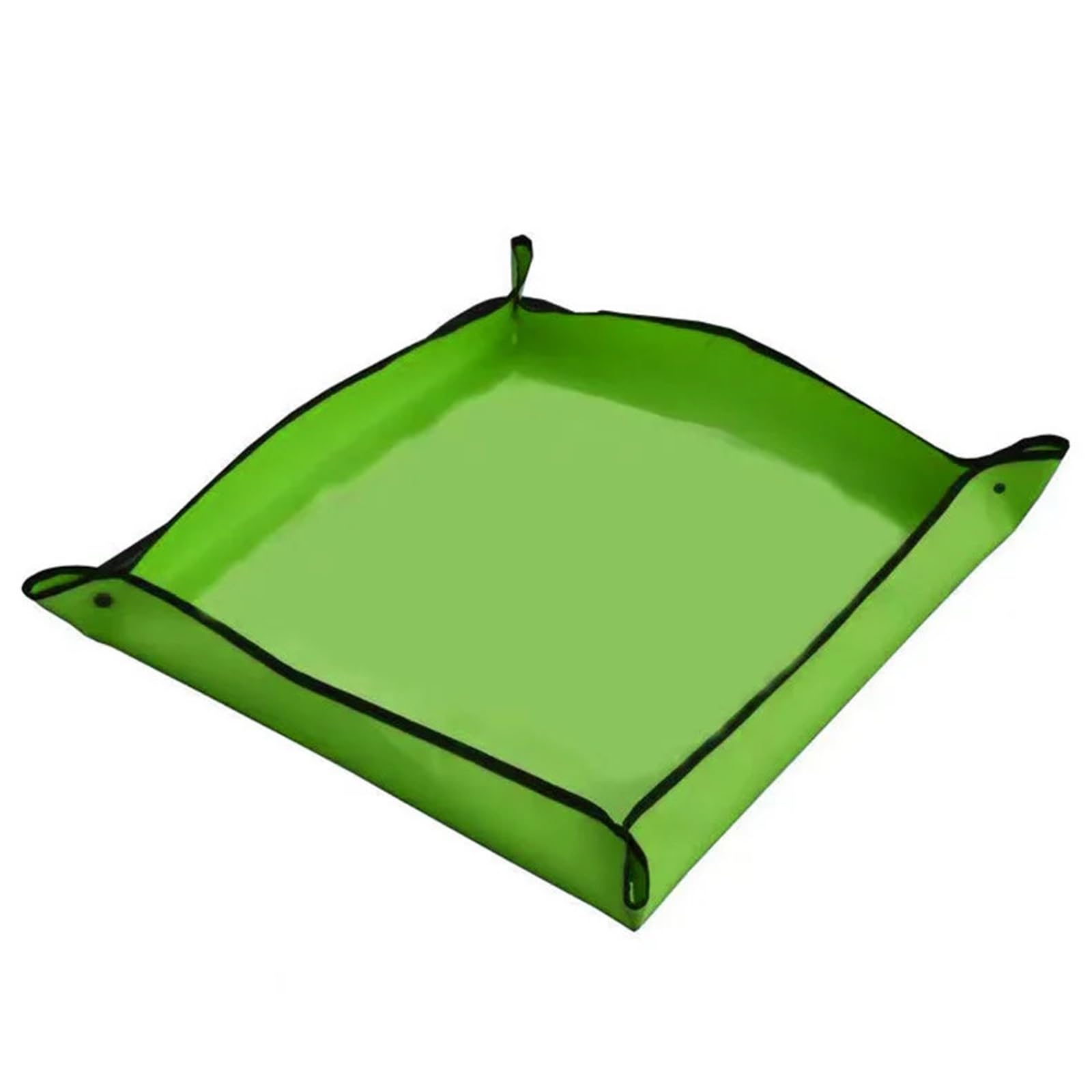 HUWOYG 2PCS Home Gardening Supplies Planting Mat 50cm Foldable Garden Plant Flower Pot Reusable Transplanting Mats Accessories For Indoor Garden(Orange)