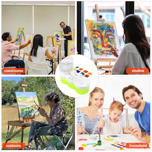 KXVXXV Pinselreiniger Bürstenspüler Pinselreinigungsstation Brush Rinser Wasserkreislaufspüler Make up Pinselreiniger Künstlerbedarf Bürstenspüler für Wasserfarben Pinsel