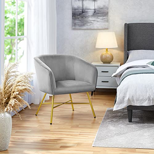 Yaheetech YT-00101053 Accent Chair, Modern Velvet Living Room Chair thumb #3